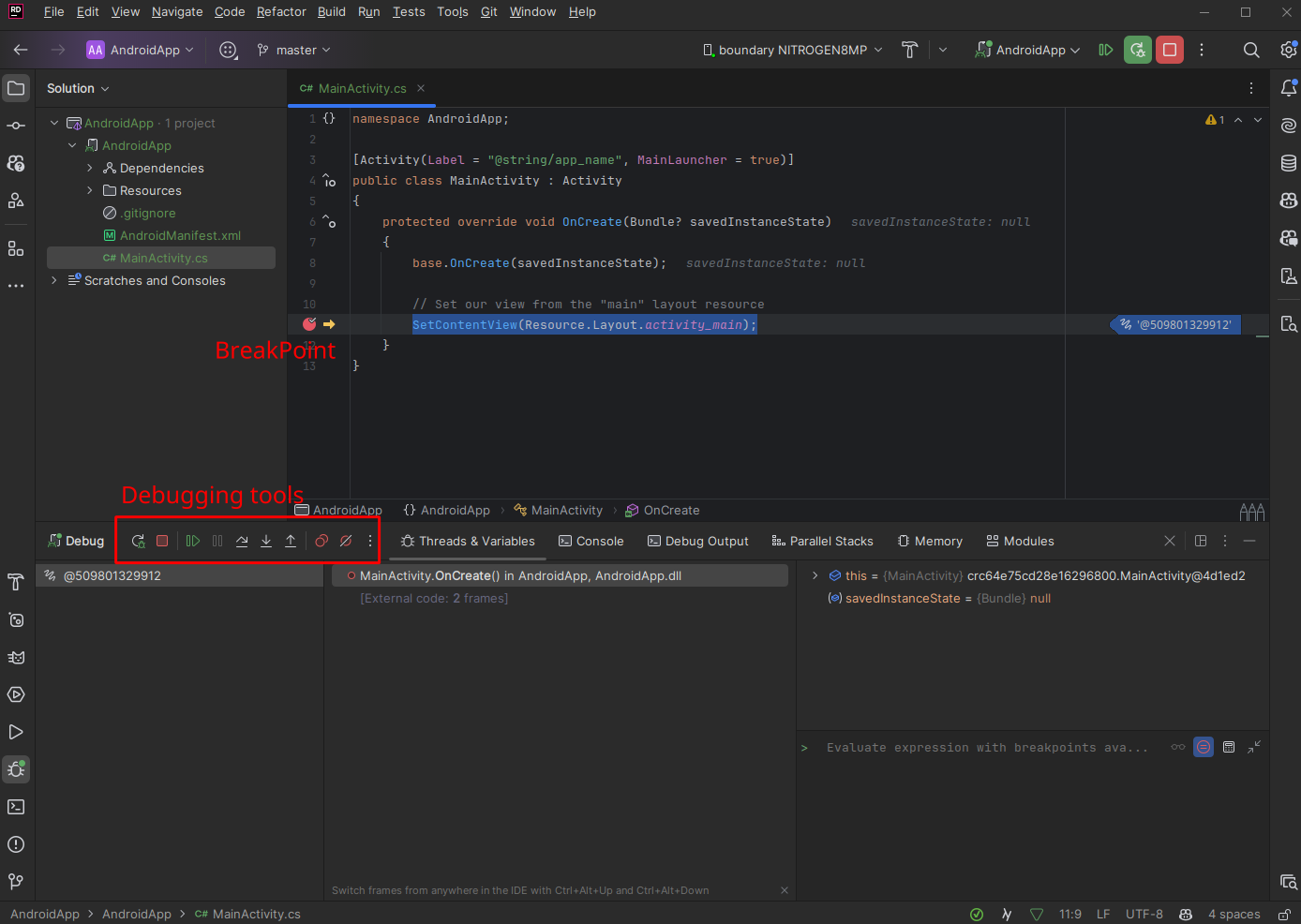 Jetbrains Rider Debug